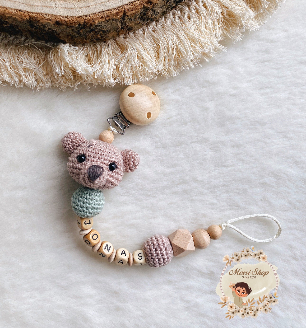 Bärchen Set braun mint